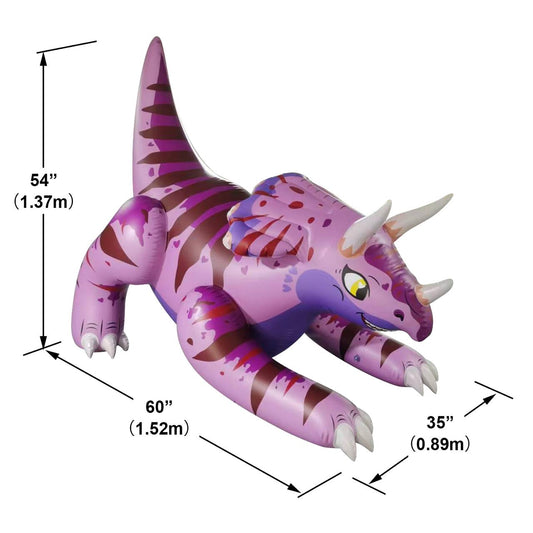 Jet Creations Inc中国内陆代购) 84” Topsy三角龙 蓝色/粉红色/绿色