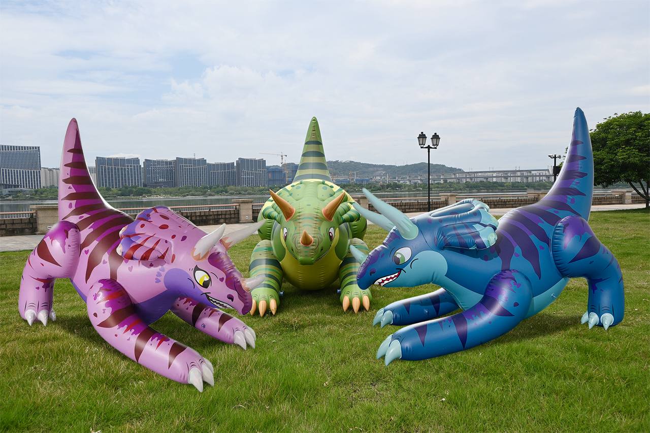 Jet Creations Inc中国内陆代购) 84” Topsy三角龙 蓝色/粉红色/绿色