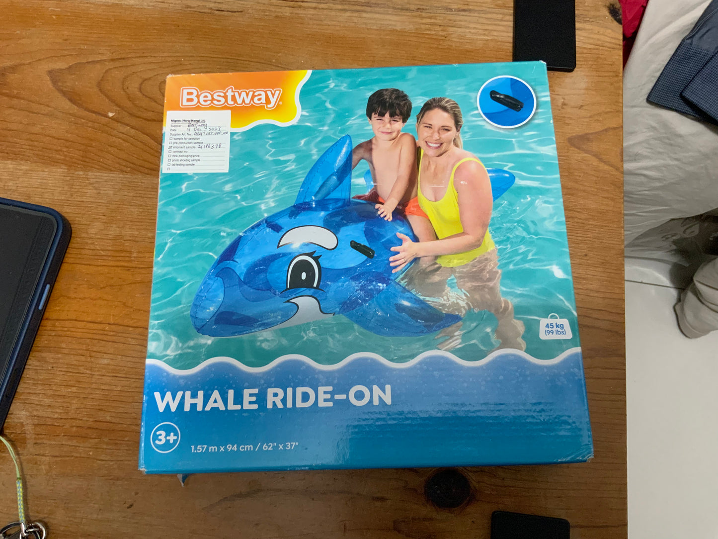 [Auction] Bestway Whale Ride-On